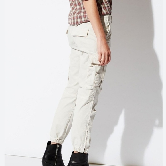 Nili Lotan Cream Khaki French Military Cargo Pants - Picture 2 of 14